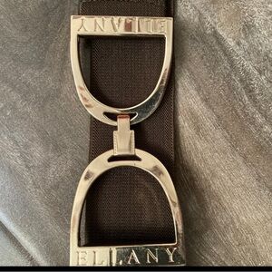 Ellany Adjustable Elastic Stirrup Belt brown 1.5"